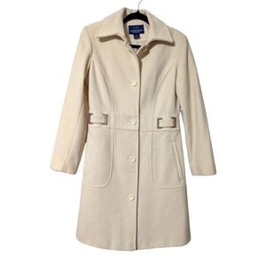 Mackintosh New England 100% Wool Long Sleeve Womens Overcoat/Trench Style